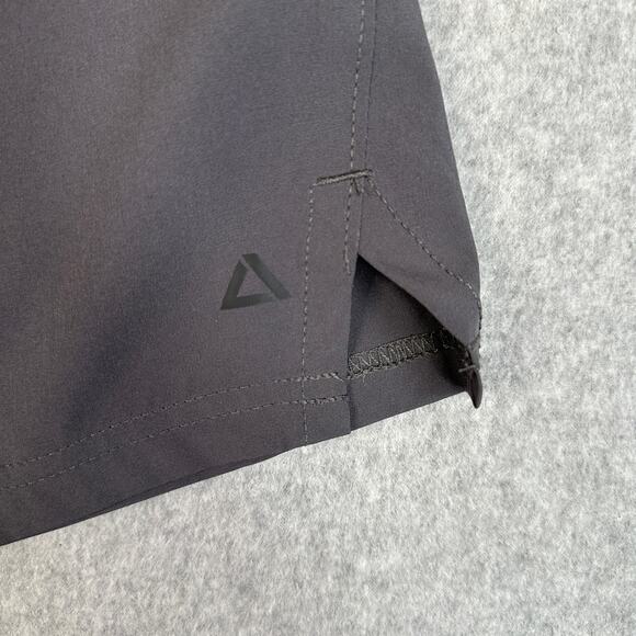 Tec-One Shorts Womens XL Dark Gray Elastic Waist Drawstring Athleisure Athletic - Picture 2 of 6